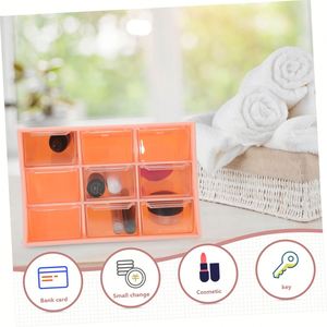 9/6 Grids Eco-Friendly Sustainable <b>Folding</b> Durable Modern Clothing Organizer Plastic <b>Storage</b> <b>Box</b> PP Material 1-3L Capacity for - Product Image 4