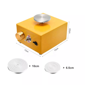 Mini machine à roue de <span class=keywords><strong>poterie</strong></span> avec plateaux tournants outil de <span class=keywords><strong>poterie</strong></span> <span class=keywords><strong>électrique</strong></span> 30W - Product Image 3