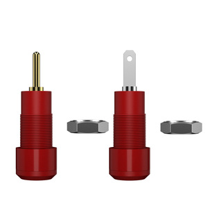 Brass Nickel Plated Panel <strong>Socket</strong> with Banana <strong>Socket</strong> <strong>28mm</strong> - Product Image 6