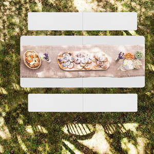 <span class=keywords><strong>Banc</strong></span> <span class=keywords><strong>de</strong></span> <span class=keywords><strong>jardin</strong></span> pliable en plastique moderne et bon marché, pliable en deux - Product Image 5