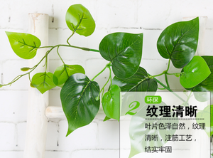 Rouleau de clôture en fausse vigne, cm, fausse vigne de <span class=keywords><strong>lierre</strong></span> verte, écran de balcon, haie artificielle - Product Image 4