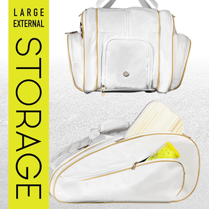Custom High Quality Nylon Pickleball Paddle Carry Bag Pickleball Sports Bag for <b>Table</b> <b>Tennis</b> Tote Bag for Women - Product Image 6