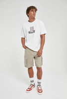 T-shirt décontracté pour homme, coupe classique, respirant, blanc, col rond, manches courtes, avec un motif floral unique