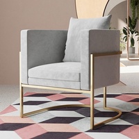 Chaises d'hôtel en velours et métal, style nordique, luxe, chrome doré, canapé de bureau, mobilier moderne, chaises pour événements, fêtes, mariages, banquets, hôtels
