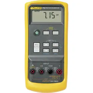 Enhanced voltage and current measure dust and splash resistant Configurable zero and span settings Fluke 715 Volt/mA Calibrator