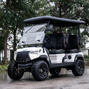 Voiture de <span class=keywords><strong>golf</strong></span> électrique chinoise tout-terrain 4 places avec batterie au lithium, petite voiture électrique avec support pour sac - Product Image 6