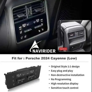 Panneau de climatisation pour sièges arrière, sans programmation, mise à niveau sans perte 1:1, panneau de commande de climatisation LCD pour Porsche Cayenne 2024 - Product Image 6