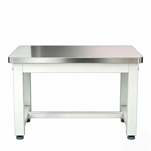Banc de travail en acier inoxydable robuste, mobilier commercial, équipement de laboratoire hospitalier, atelier d'usine, qualité industrielle - Product Image 1