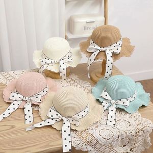 2024 New Arrival Summer Girls Bowknot Children Straw <b>Bag</b> Beach <b>Hats</b> Cute Kids Straw <b>Hat</b> With Purses Sets - Product Image 4