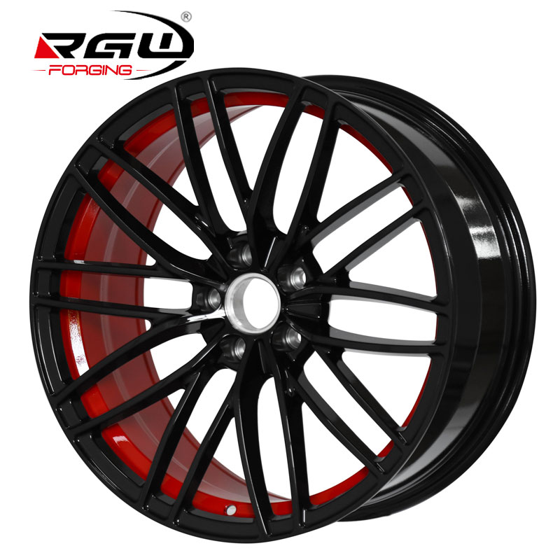 218 Black Red Sport Aluminum Spoke 22 Zoll Felgen Alloy Rines Car Chrome Jant Forgiato Rim 19 20 21 22 Inch 5x112 Forged Wheels