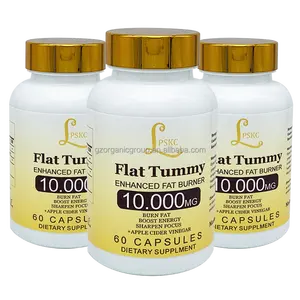 Capsules brûlantes de graisse à ventre plat à base de plantes pour perdre du poids, comprimés stimulant le métabolisme, capsules de Garcinia cambodgia