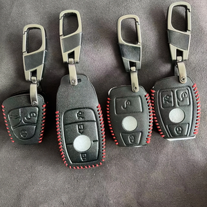 Étui de protection pour clé de voiture en cuir PU de luxe, résistant aux rayures, léger, pour GLK/GLA <span class=keywords><strong>OLIVER</strong></span> - Product Image 1
