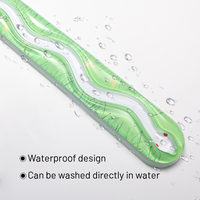 Tapis de souris pour clavier PC en forme de serpent anime personnalisé, design antidérapant en silicone transparent, repose-poignets en gel pour jeux, utilisation au bureau