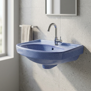 White round wash basin bathroom <b>corner</b> sinks modern aluminium wash basin Twyford - Product Image 3