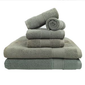 <span class=keywords><strong>Set</strong></span> di <span class=keywords><strong>asciugamani</strong></span> da <span class=keywords><strong>bagno</strong></span> in cotone 100% di lusso all'ingrosso 6 pezzi - Product Image 2