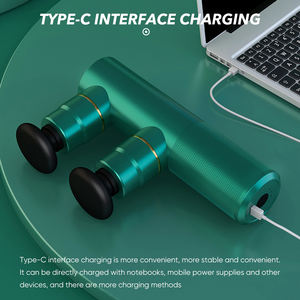 Nouvelle tendance Double têtes Mini pistolet de Massage 30 vitesses pistolet musculaire Massage pistolet à tissus profonds corps Fascia pistolet <span class=keywords><strong>masseur</strong></span> - Product Image 4