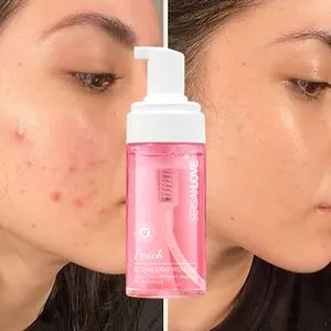 Face Wash Amino Acid Anti Acne Treatment Moisturizing Deep Cleansing Hydrating Foaming Facial Cleanser For Sensitive Skin