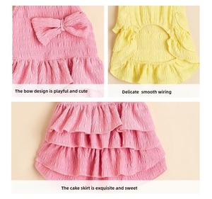 Nuevo Vestido de Princesa para Perros Pequeños, Ropa Fina para Teddy, Bichón y Otros Perros Pequeños, Vestido Tipo Caramelo, Ropa para Gatos - Product Image 6