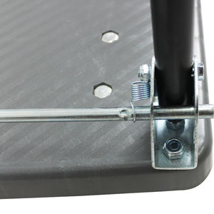 Vente en gros de chariot pliable en plastique à plate-forme robuste chariot de déménagement de camion d'entrepôt plat avec remorque de chariot pour utilisation en entrepôt - Product Image 6