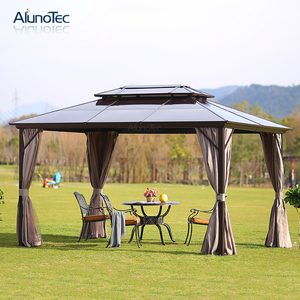 Auvent de terrasse imperméable 3x4 en Chine, <span class=keywords><strong>pergola</strong></span> extérieure, auvent de jardin, toit en <span class=keywords><strong>polycarbonate</strong></span>, gazebo en <span class=keywords><strong>aluminium</strong></span> à toit rigide - Product Image 4