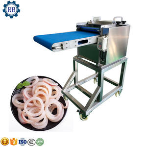 Cortadora Automática de Pescado Fresco o <span class=keywords><strong>Congelado</strong></span>, Máquina Cortadora y Rebanadora de Anillos de Calamar para el Procesamiento de Pescado - Product Image 1