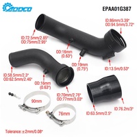 ADDCO - Kit de mise à niveau du tuyau de charge EPMAN - Aluminium 6061, plié sur mandrin de 3 pouces, brides CNC en aluminium massif pour BMW N55 F-Chassis EPAA01G387