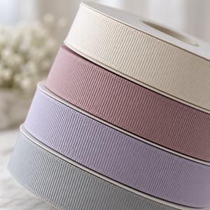 Pita Grosgrain untuk Pembungkus Kado, Berbagai Warna, 2.5-20mm, Tekstur Bergaris Halus untuk Kotak Premium, Tas Kertas, Pita, dan Kerajinan Tangan - Product Image 1