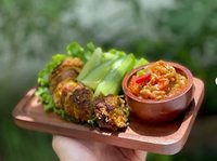 Bol en bois d'acacia moderne et écologique personnalisé pour servir des condiments, du sel, des noix, des collations et du miel-crème - Idéal pour le camping (vente en gros)
