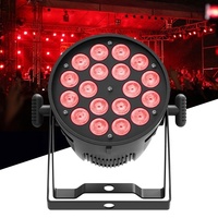 18*10W RGBW 4in1 Led Par Can Stage Lights para Dj Disco Bar Wedding Party