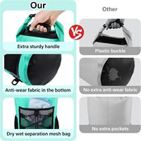 Sac étanche léger et tendance en PVC, avec fermeture à fermoir, pour randonnée, natation, camping – Capacités 10L/20L/25L/30L – Offre spéciale