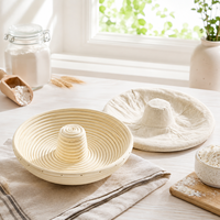 Panier de Fermentation pour Pain avec Logo Personnalisé OEM, Design Rond et Ovale pour les Acheteurs en Gros et les Marques à Marque Blanche