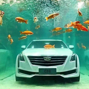 Aquarium sur mesure en acrylique haute transparence, monde océanique lumineux, résistant, grand aquarium pour poissons, scène - Product Image 2