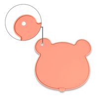 Nouveau moule à glaçons en silicone en forme d'ours pour sucettes glacées au lait maternel pour bébé