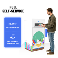 Contenedor Inteligente con RFID para Devolución de Libros en Bibliotecas, Soluciones Inteligentes para Bibliotecas, Sistema de Kiosco Automatizado para Devoluciones en Escuelas y Lugares Públicos