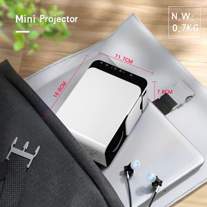 Mini Proyector Inteligente T5 Portátil 4K con Wi-Fi Dual y Android 13, Lámpara LCD para Noches <span class=keywords><strong>de</strong></span> Cine al Aire Libre en el Dormitorio - Product Image 6