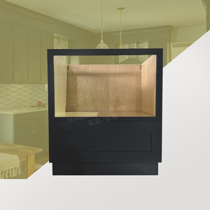 Armoires RTA faciles à assembler Livraison gratuite Livraison rapide Armoires modulaires Armoire de base de cuisine américaine pour four et micro-ondes - Product Image 6