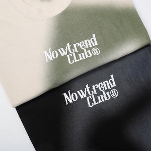 Moda Streetwear Marca Camiseta de algodón Retro Abstract Splatter Letter Print Camiseta de manga corta Camiseta para hombre - Product Image 6