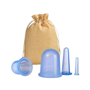 Silikon-Hijama-Tassen in Lebensmittel qualität Buntes wieder verwendbares Schröpfen-Therapie set für das Körper logo Face Lifting Schröpfen Schröpfen Set - Product Image 1