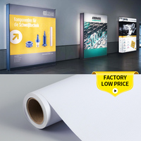 Bâche PVC souple pour publicité extérieure, rouleaux rétroéclairés/avant/après-éclairage, surface mate/brillante, 240-610 g/m², résistante aux UV, à l'eau et ignifuge