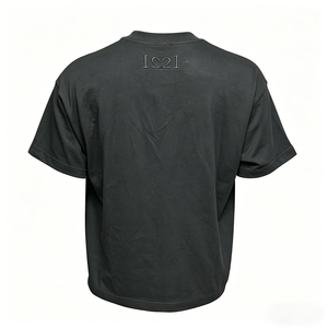 เสื้อยืดสีขาวล้วน พิมพ์ลาย ปักลาย ผ้าฝ้าย 100% เสื้อยืดผู้ชาย ลายเรียบ - Product Image 3