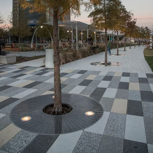 Rejilla Decorativa para Árboles de Acero Corten Estilo Art Deco, Resistente a la Intemperie, Dimensiones Personalizables - Product Image 6