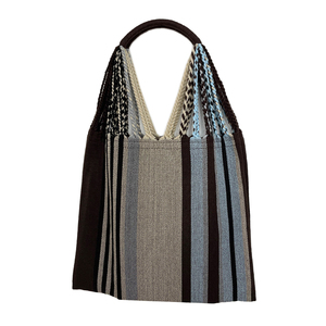 Bolso de Mano de Algodón Estampado de Gran Capacidad Estilo Hobo para Estudiantes, Trabajo, Playa, Ecológico, de Algodón Orgánico - Product Image 5
