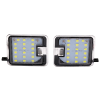 SUNKIA 2 pièces/lot Ultra lumineux 18 SMD LED rétroviseur latéral Pudlle lumières pour Ford Focus III/Kuga/Escape/Mondeo IV/c-max