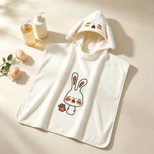<span class=keywords><strong>Accappatoio</strong></span>/Asciugamano <span class=keywords><strong>per</strong></span> Bambini in Pile Corallo, Delicato sulla Pelle, Assorbente, ad Asciugatura Rapida, Personalizzabile - Product Image 2