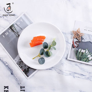 Chất lượng cao khách sạn giá rẻ bán buôn với số lượng lớn Sứ món tráng miệng nhà hàng tấm Logo gốm trắng Dinner tấm Set Wedding - Product Image 5