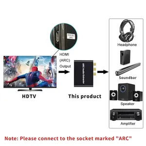 <span class=keywords><strong>Adaptateur</strong></span> audio DAC <span class=keywords><strong>SPDIF</strong></span> coaxial RCA ARC, sortie <span class=keywords><strong>jack</strong></span> 3,5 mm, <span class=keywords><strong>adaptateur</strong></span> audio ARC 192 kHz, extracteur, séparateur <span class=keywords><strong>jack</strong></span> coaxial <span class=keywords><strong>SPDIF</strong></span> L/R - Product Image 4