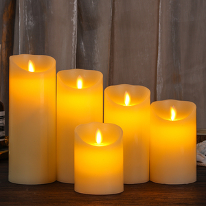 3D Flameless <span class=keywords><strong>Led</strong></span> nến với tùy chỉnh điều khiển từ xa ánh sáng đầy màu sắc cho đám cưới giáng sinh Lễ Hội Đảng trang trí nội thất - Product Image 4