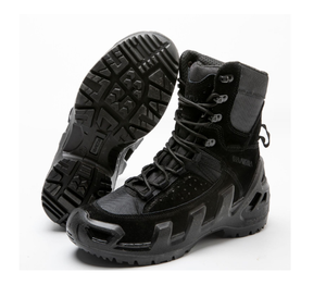 Bottes tactiques légères en daim TSB08 avec injection de PU haute densité, coupe haute et bottes montantes - Product Image 5