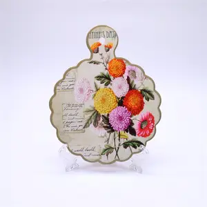 Klasik tarzı tencere nihalesi çiçek baskılı kaymaz seramik saksı tutucu çorba Mat için masa dekorasyon