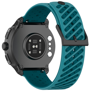 Bracelet de <span class=keywords><strong>montre</strong></span> en silicone respirant et imperméable de style officiel pour <span class=keywords><strong>SUUNTO</strong></span> RACE2 22 mm - Product Image 6